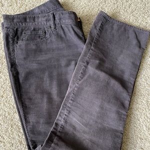 Gray J crew boot cut pants
